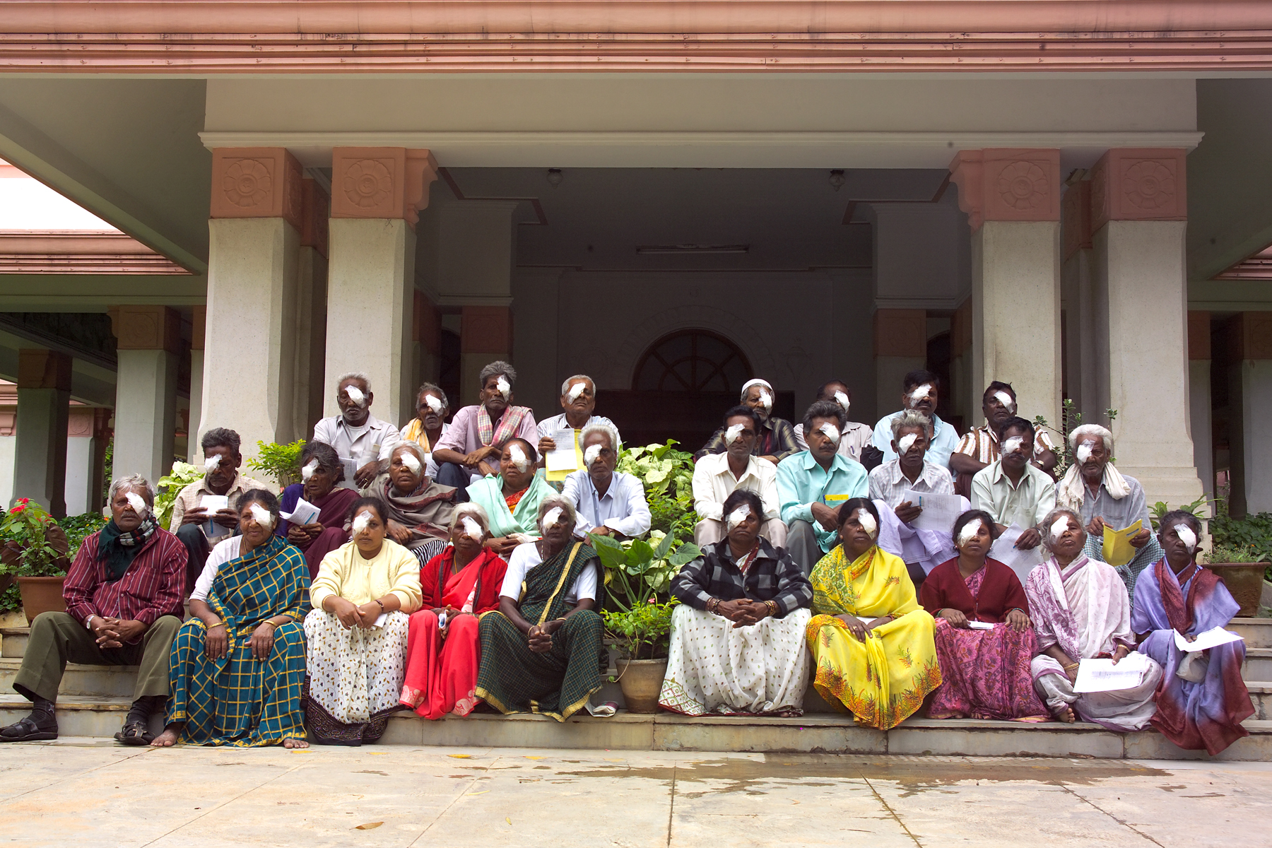 Eye camp at math premises